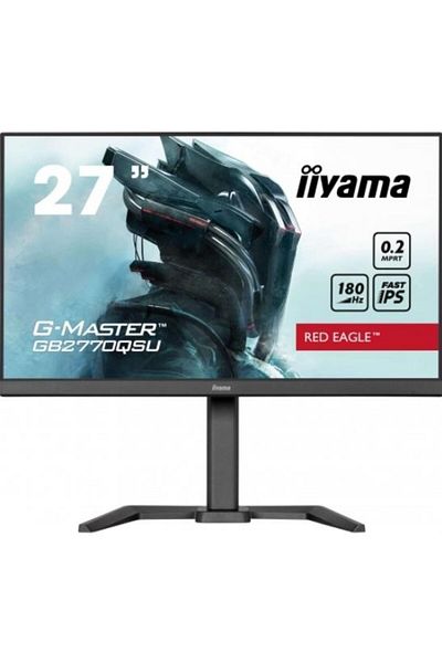 IIYAMA Monitor Gaming Fast IPS LED Iiyama 27" GB2770QSU-B6, QHD (2560 x 1440), HDMI, 0,2 ms, 180 Hz (Negru)