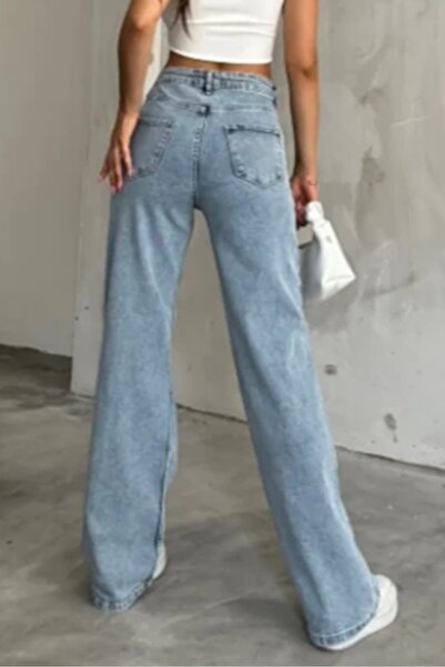 Bestenur Palazzo Jeans 1450 - Ice Blue