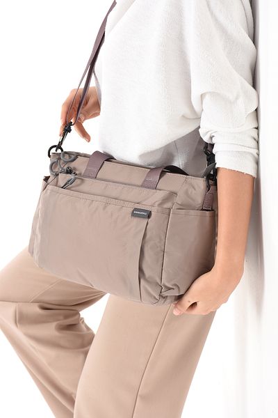 Sanmorris Sn-6007 Women's Water Resistant Parachute Fabric Hand and Shoulder Bag