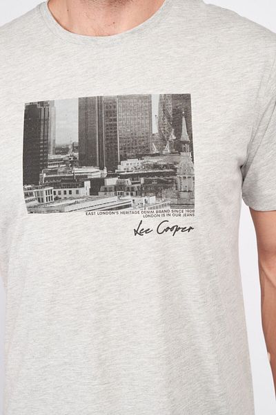 Lee Cooper Tricou barbat cu imprimeu si logo