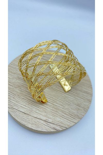 Lion Accessory Gold Wire Design Clamp