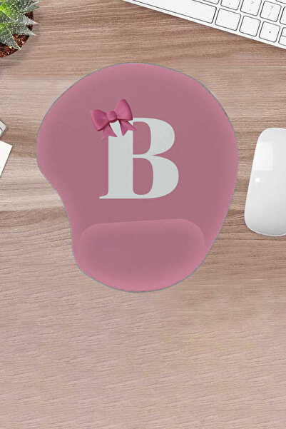 KARMAT Damla, roz, litera B personalizată, confortabil, suport pentru încheie...