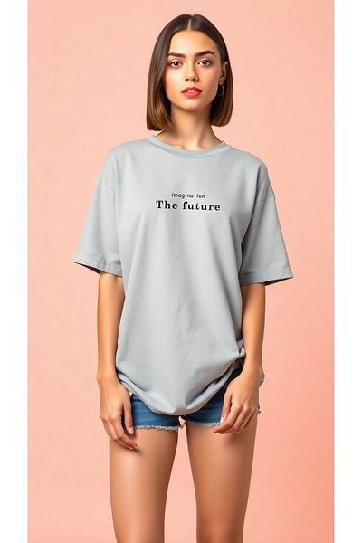 uyguntarz Το μπλουζάκι Future Printed Oversize