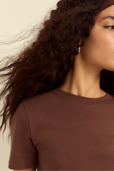 Stradivarius Basic heavy weight regular fit T-shirt