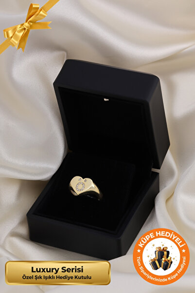 Lucente Jewellery Luxury Serisi Işıklı Hediye Kutulu Ö Harf 925 Ayar Gümüş Al...