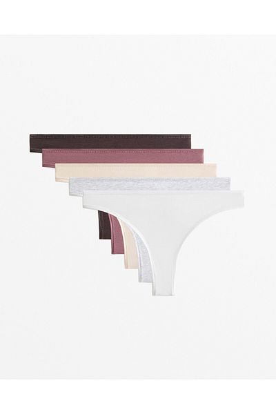 Oysho 5 cotton blend Brazilian briefs