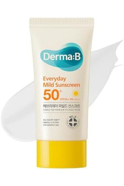 Derma B Everyday Mild Sunscreen SPF50+ PA++++ 1.69 Fl Oz, 50ml