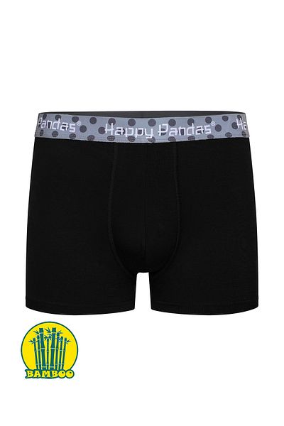 BRAINWEAR Men's 5 Pack Lycra Bamboo Digital Printed Boxers - Happy Pandas Creation