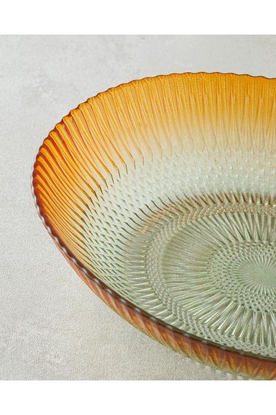 English Home Arina Bowl in 16X13 cm Dimensions - Green and Orange Colors