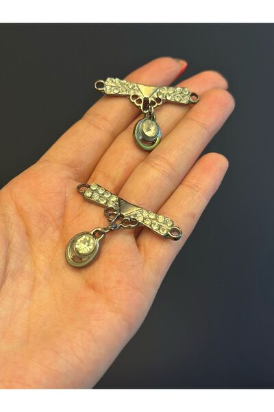 Gönülden Tasarım 2 komada cirkona Sa kamenčićima podrška za čelične šipke, ve...