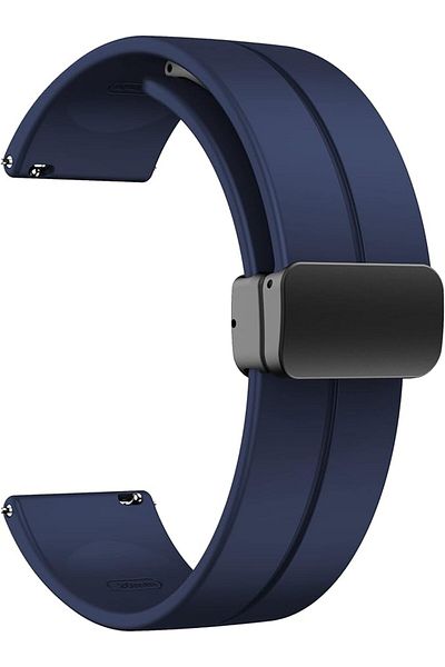 AWH Magnetic Silicone Watch Band, Quick Release, 16 22mm, Sport Strap for Men & Women