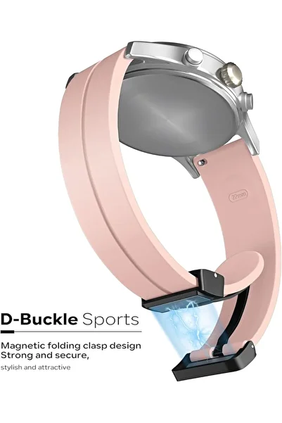 AWH Magnetic Silicone Watch Band, Quick Release, 16 22mm, Sport Strap for Men & Women