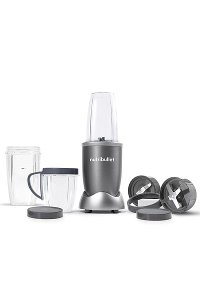 Nutribullet 600W Grey Multi-Function High Speed Blender - Smoothie Maker W 9 Accessories