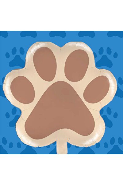 Deniz Party Store Karamel Pati Folyo Balon Kedi Köpek Doğum Günü Partisi Balonu 52 x 44.5 Cm 1 adet