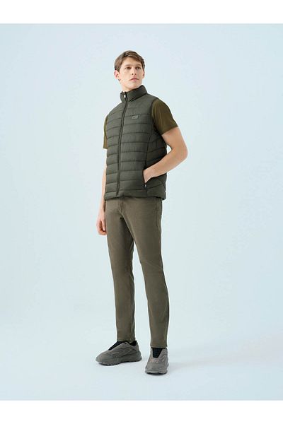 Loft Regular Fit Khaki Men's Vest Lf2039302