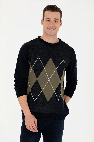 U.S. Polo Assn. G081gl0tk 1678171 Мъжки пуловер Pamel, тъмносин
