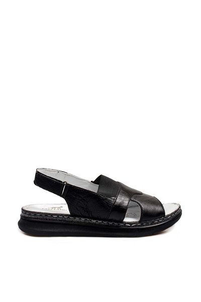 FAST STEP Genuine Leather Women's Classic Sandals 593Za2014