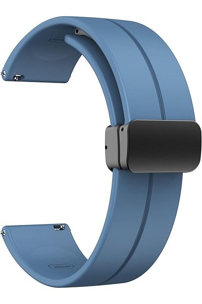 AWH Magnetic Silicone Watch Band, Quick Release, 16 22mm, Sport Strap for Men & Women