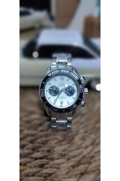 Omega ساعة يد رجالية احترافية كاملة الوظائف من Speedmaster