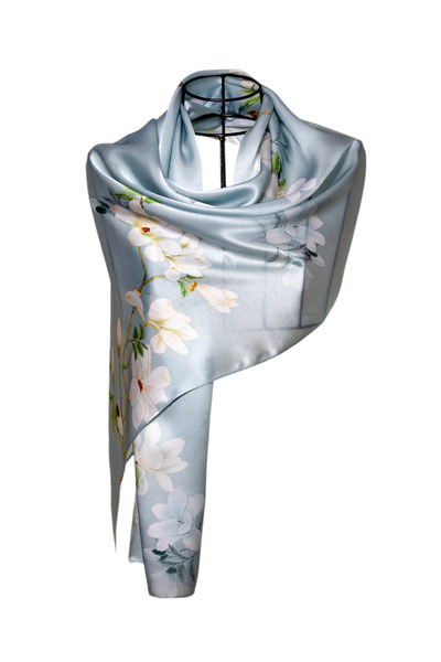 CASHMERE AND SİLK MAWLANA (53X173) Şal de mătase pură