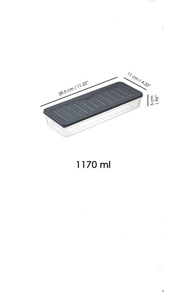 VİZYON Storage Container Set Refrigerator Organizer Set Icebox Organizer