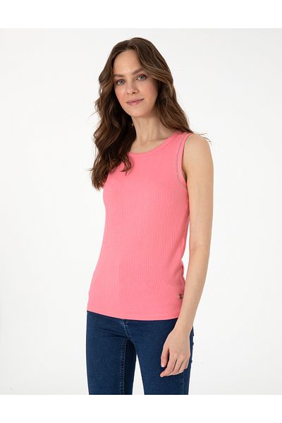Pierre Cardin Pink Ex. Slim Fit Knitted Blouse 50301485 -Vr041