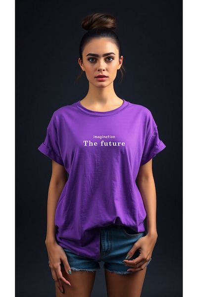 uyguntarz Το μπλουζάκι Future Printed Oversize