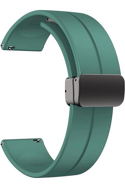 AWH Magnetic Silicone Watch Band, Quick Release, 16 22mm, Sport Strap for Men & Women