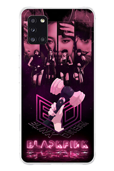 TechTree Samsung Galaxy A31 Uyumlu Blackpink Poster Şeffaf Silikon Kılıf