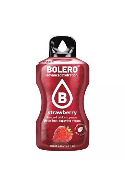 Bolero Water Flavor, Strawberry - 500 ml