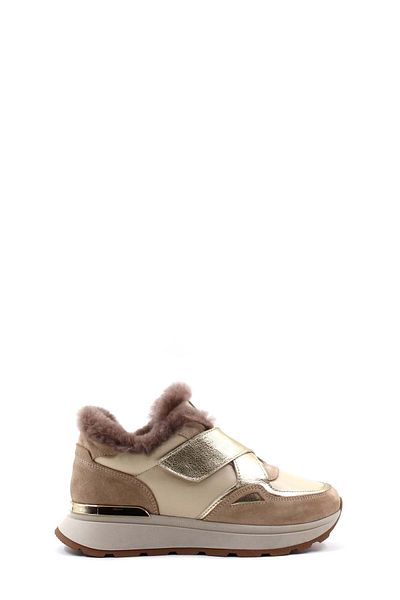 FAST STEP Pantofi de damă casual din piele naturală din shearling - 757KZA24056