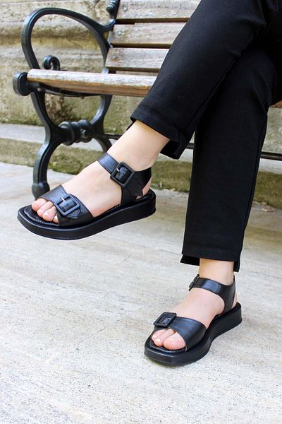 FAST STEP Sandale clasice pentru femei din piele naturală 710za150