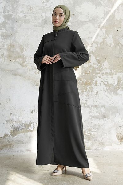 InStyle Ivory Piping Pattern Anthracite Ferace