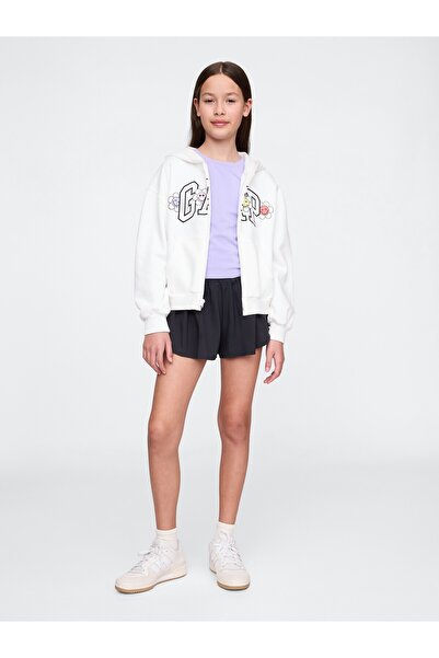 GAP Kız Çocuk Siyah Spor Şort