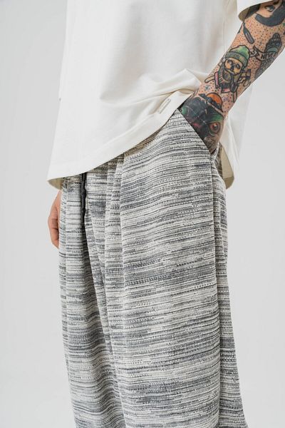 go gang own Foggy Pleated Shalwar with Elastic Waist and Legs