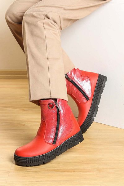 FAST STEP Genuine Leather & Fur Unisex Children's Classic Boots 769Kxa125