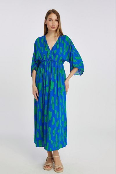 minikiss Rochie de damă din viscoză imprimată