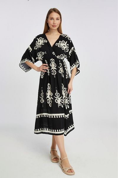 minikiss Printed Women's Viscose Dress
