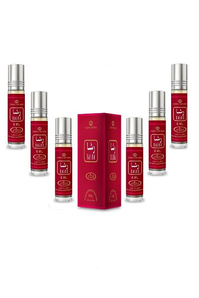 Al Rehab perfumes Al Rehab Rasha Perfume Oil 6ml Set of 6 Pieces