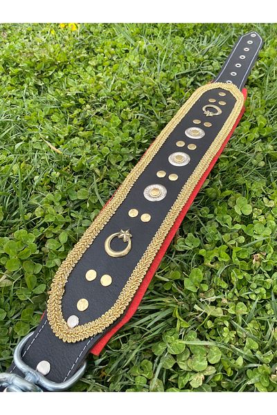 Sürmeli Tasma Wide Kangal Dog Collar - First Class Acid Leather