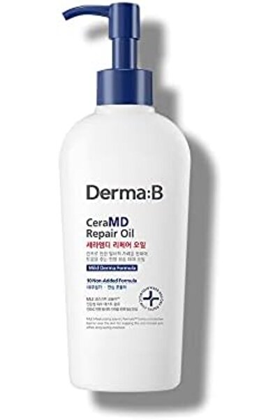 Derma B CeraMD Repair Oil 200ml, Unscented Fragrance Free Lightweight Fast Ab...
