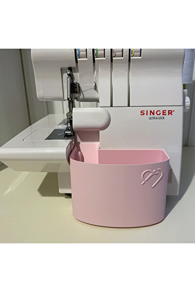 Morpiko Singer Overlok Makinası Çöp Kutusu Xl Pembe -14sh 654 -14sh 754 -14hd...