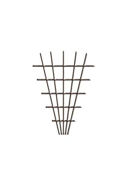 Strend Pro Στήριγμα αναρριχώμενου φυτού, μεταλλικό με πλαστική επικάλυψη, καφ...