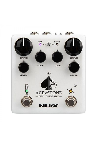 Nux دواسة Ace Of Tone المزدوجة
