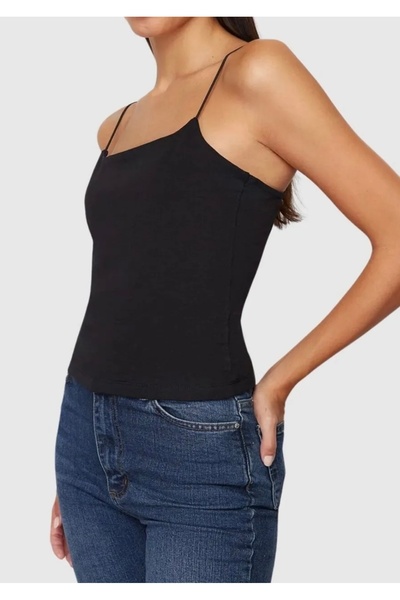 neslihansarıca crop atlet , askılı antrasit gri crop atlet
