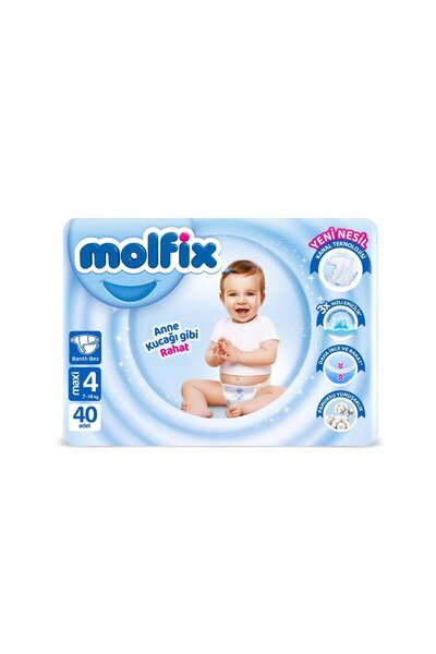 Molfix Avantajlı Paket 4 Beden Maxi 7-14 Kg 40'lı