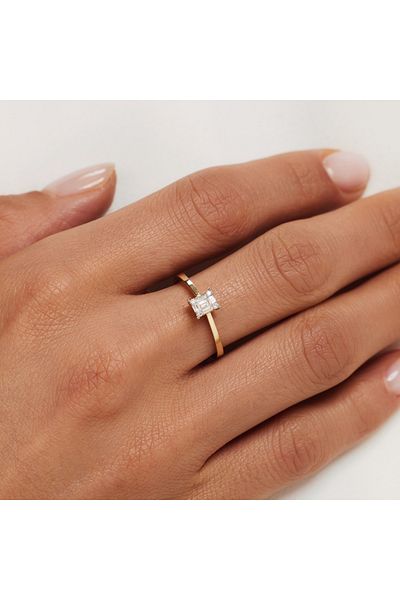 Isabel Bernard De La Paix 14 Karat Ring, Verlobungsring 54