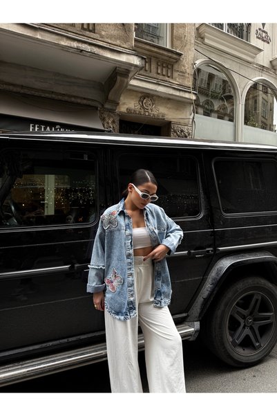 SOLİS MODA Kadın kot çeket tasarım