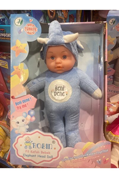 Toys Fil kafalı bebek