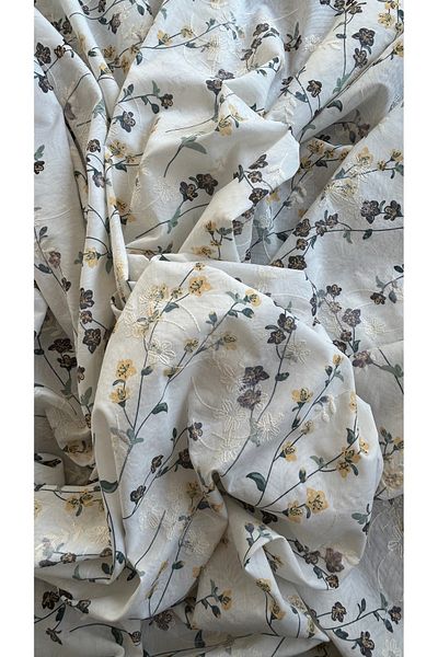 Doray Kumaş 2013 DRY Floral Printed Dressmaking Κέντημα με τελετουργική επεξεργασία χαρτιού